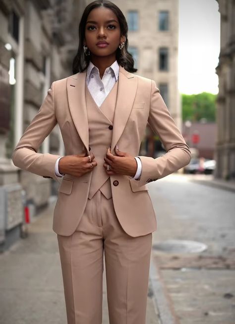 Bridesmaid Pantsuit, Classy Style Outfits, Graduation Suit, Female Suits, Stylish Business Outfits, Graduation Songs, Bespoke Suits, Womens Suit, Travel Collage