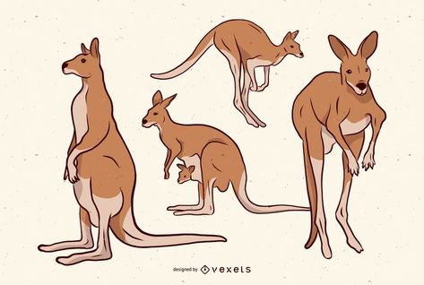 Brown Kangaroo Illustration Set #AD , #AFFILIATE, #AD, #Kangaroo, #Illustration, #Set, #Brown Kangaroo Character Design, Kangaroo Sketch, Kangaroo Cartoon, Kangaroo Drawing, Kangaroo Illustration, Kangaroo Jumps, Kangaroo Art, Kangaroo Stuffed Animal, Aussie Animals