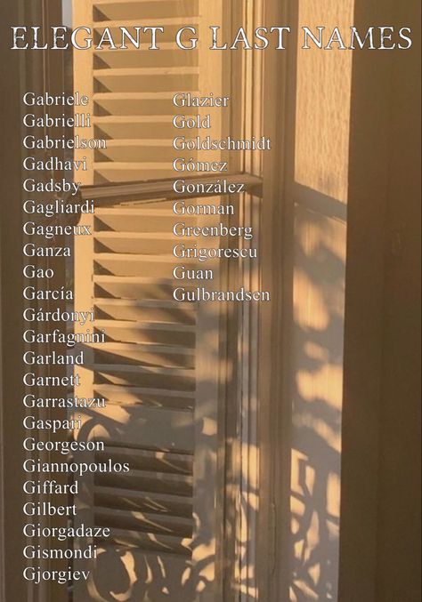 Elegant Surnames Aesthetic, Elegant Last Names For Characters, Title Names For Books, Pretty Surnames, Elegant Surnames, Elegant Last Names, Fancy Last Names, Last Name Ideas, French Last Names