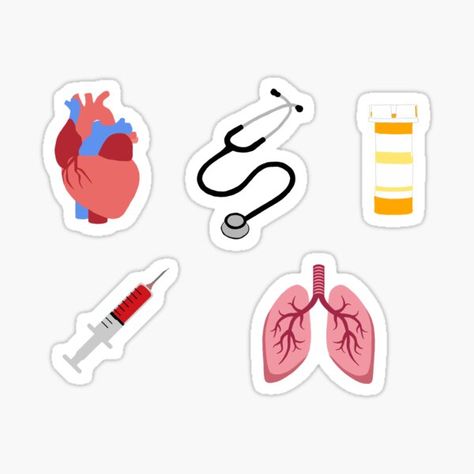 Doctor Stickers, Medical Stickers, Diy Agenda, Medical Wallpaper, Nurse Art, Science Stickers, Nurse Stickers, Stickers Scrapbook, Work Stickers