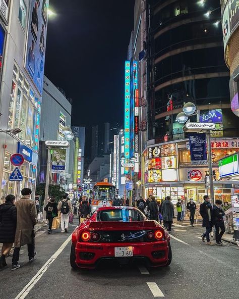 Randy Truong on Instagram: "Tokyo dreams 🌙" Shibuya Wallpaper, Liberty Walk Cars, Instagram Tokyo, Hawaii Wall Art, Ferrari 360, Pimped Out Cars, Liberty Walk, Street Racing Cars, Ferrari Car