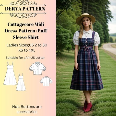 This Patterns & Blueprints item by Deryapattern has 1062 favorites from Etsy shoppers. Ships from United States. Listed on Jul 26, 2024 Ball Gown Sewing Pattern, Cottagecore Dress Pattern, Pattern Puff Sleeve, Midi Dress Pattern, Gown Sewing Pattern, Medieval Cosplay, Cottagecore Clothes, Dress Ball Gown, Costume Sewing Patterns