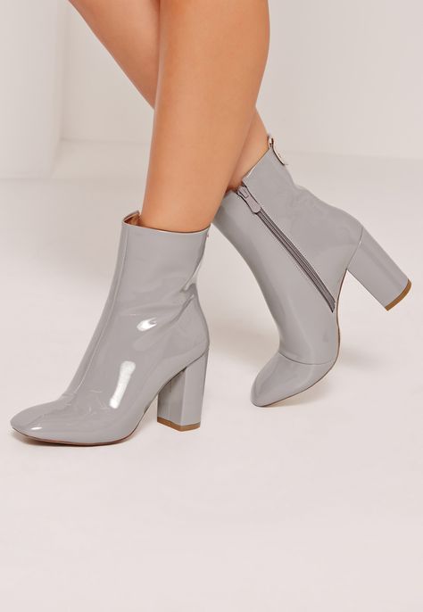 Dr Shoes, Shoes Heels Classy, Patent Heels, Fancy Shoes, Women Shoes Online, Grey Boots, Everyday Shoes, Aesthetic Shoes, Fashion Heels