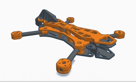 Dual+Switch+Blade+(Foldable)-+Quadcopter+V1.0+by+Geekmakes. Quadcopter Design, Concept Aircraft, Useful 3d Prints, Educational Robots, Small Drones, Arduino Robot, Drukarka 3d, Drones Concept, 3d Printer Designs