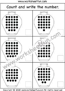 Numbers 1-30 – Counting up to 30 – Two Worksheets / FREE Printable Worksheets – Worksheetfun Number Counting Worksheets, Counting Worksheets Preschool, Count And Write Worksheets, Count And Write The Number, Activity Binder, Count And Write, Counting Worksheet, Number Counting, Kindergarten Math Worksheets Free