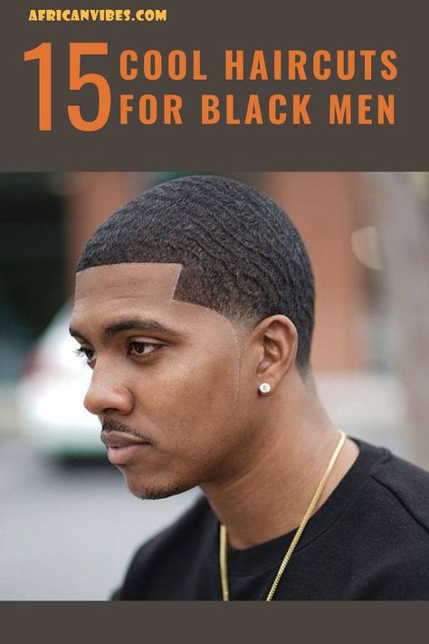 When it comes to black men and their hair, some keep it simple and others go all out artistic. Take a look at these 15 really cool haircuts for black men which are causing waves in the world today. #African #AfricanHairstyle #AfricanHairCare #NaturalHair #HairCuts African Men Haircut, Buzz Cut Black Man, Black Men Haircut Styles, Haircut For Men Black, Black Mens Haircuts, African Men Hairstyles, Black Fade Haircut, African Hair Care, Haircuts For Black Men