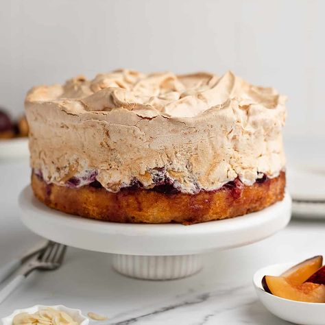 Louise Cake, Delish Cakes, Ottolenghi Recipes, Plum Recipes, Yotam Ottolenghi, Food Cakes, Meringue, Just Desserts, Cake Desserts