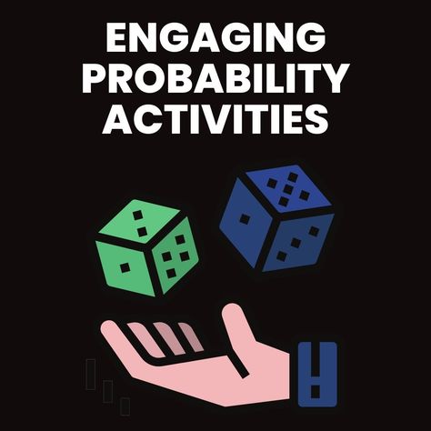 Probability Games Middle School, Probability Math Activities, Teaching Probability, Probability Games, Probability Lessons, Year 5 Maths, Simple Probability, Probability Activities, Theoretical Probability