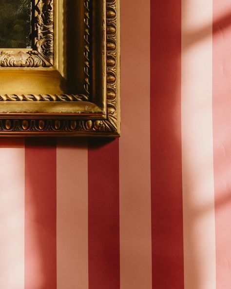 The wait is over and our bespoke wallpaper samples are FINALLY HERE… Discover your own unique stripe on our website, we can’t wait to see what you choose 👀 French Stripe Wallpaper, Striped Walls Vertical, Pink Striped Walls, French Castle, Stripe Wall, French Castles, Striped Room, Striped Walls, French Stripes