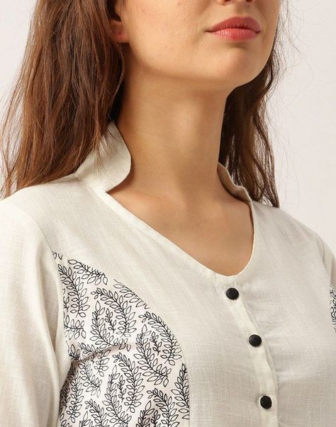 High Neck Kurti Design, High Neck Kurti, Neck Design For Kurti, Collar Kurti Design, Design For Kurti, Collar Kurti, Chudi Neck Designs, Chudidhar Neck Designs, Salwar Neck Designs