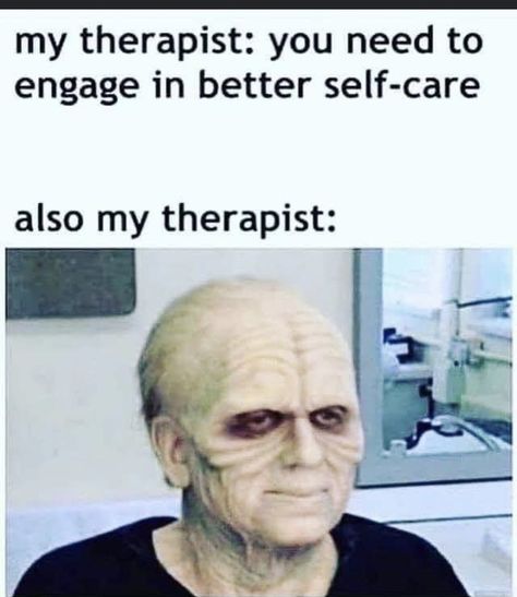 Therapist self care Counselor Humor, Help Meme, Therapist Humor, Therapy Humor, Teaching Humor, Bored Teachers, Teacher Memes, Teacher Jokes, Funniest Memes