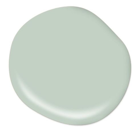 Behr Frosted Jade paint color - Come be inspired by interior design photos with French Green Paint Colors and Serene French Blue-Greens. #greenpaintcolors #mintgreen #interiordesign #paint Light Blue Green Paint Colors, Jade Paint Color, French Green Paint, Green White Decor, Jade Paint, Sherwin Williams Paint Neutral, Blue Green Paint, Mint Green Paints, Bathroom Wall Colors