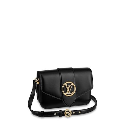 New Designer Handbags in Leather & Canvas - LOUIS VUITTON ® - 2 Lv Pont 9, Boutique Louis Vuitton, Stile Casual Chic, Louis Vuitton Store, Louis Vuitton Official Website, Louis Vuitton Official, Colored Leather, Vuitton Bag, Black Handbags