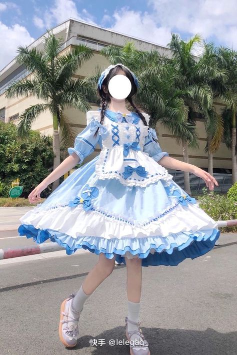 Japanese Kawaii Fashion, Lolita Outfits, Fairytale Dress, Gothic Dress, Sweet Dress, Kawaii Clothes, Fantasy Clothing, Harajuku Fashion, Lolita Dress