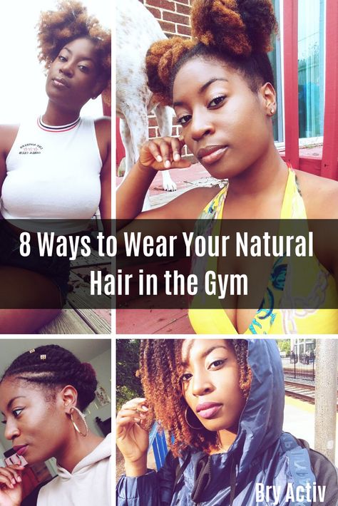 8 Cute hairstyles I usually wear to the gym / everyday lol. I like to keep it cute and casual at the same time. Gym Natural Hairstyles, Natural Hair Workout Styles, Gym Hairstyles For Black Women, Gym Lifestyle, Gym Hairstyles, Wash Day, Black Hairstyles, Hair Length, In The Gym