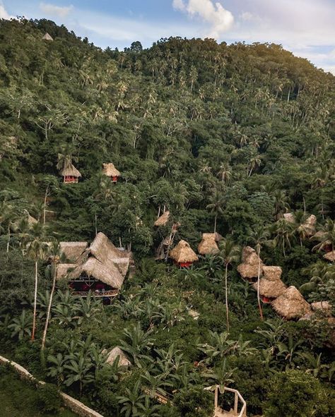 Forest Tribe Village, Jungle Tribe Aesthetic, Jungle Life Aesthetic, Jungle Adventure Aesthetic, Jungle Book Aesthetic, Rainforest Cabin, Rainforest Village, Jungle Pic, Tribe Aesthetic