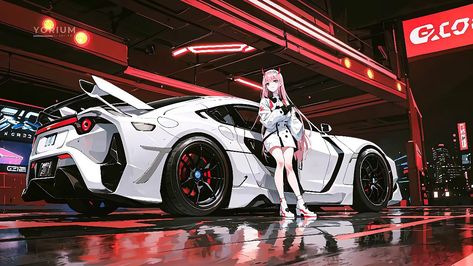 Kereta Sport, Anime Motorcycle, Live Wallpaper For Pc, Gr 86, Jdm Wallpaper, Cool Car Drawings, Cool Car Pictures, Toyota 86, 캐릭터 드로잉