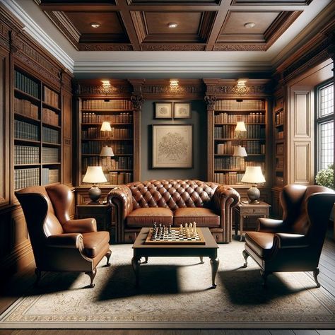 Home Library Rooms, Timeless Interiors, Home Library Design, Casa Container, Timeless Decor, Home Libraries, Home Library, Decor Living Room, Home Office Design