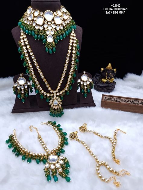 Bridal Jewelry Sets Brides, Wedding Jewelry Sets Bridal Jewellery, Kundan Jewellery Set, Tiffany And Co Necklace, Kundan Necklace Set, Bridal Jewellery Design, Bridal Necklace Set, Bridal Diamond Jewellery, Indian Jewellery Design Earrings