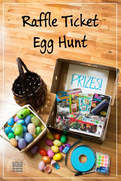 Raffle Ticket Egg Hunt - Fun and Educational Homemade Game for Preschoolers and Kindergarteners Easter Game Ideas, Game Ideas For Adults, Easter Egg Hunt Games, Adult Easter Egg Hunt, Egg Hunt Games, Easter Egg Scavenger Hunt, Easter Egg Hunt Party, Egg Hunt Party, Egg Game