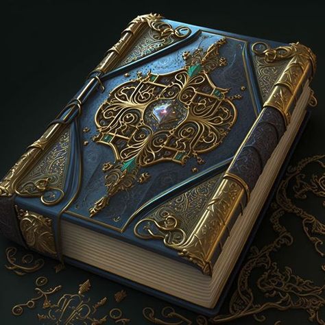 Spellbook Fantasy Art, Grimoire Design, Spell Book Aesthetic, Fantasy Grimoire, Magic Book Art, Fantasy Books Magic, Grimoire Book, Magical Accessories, Dnd Dragons