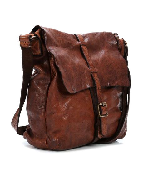 Campomaggi Lavata Cross Body Bag leather cognac - C1527VL-1702 - Designer Bags Shop - wardow.com Vintage Leather Messenger Bag, Leather Goodies, Leather Coat Womens, Brown Tote Bag, Leather Travel Bag, Brown Tote, Bags Shop, Mens Leather Bag, Bag Design