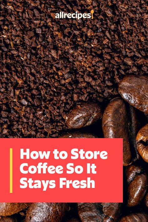 How To Store Coffee Grounds, Ground Coffee Storage, Ways To Use Coffee Grounds, Best Coffee Beans For Espresso, How To Reduce Coffee Intake, Roast Your Own Coffee Beans, Storing Coffee, Coffee Grain, Coffee Bean Bags