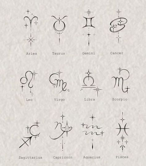 Tato Flash, Astrology Tattoo, Small Girly Tattoos, Horoscope Tattoos, Tato Henna, Capricorn Tattoo, Hand And Finger Tattoos, Taurus Tattoos, Muster Tattoos