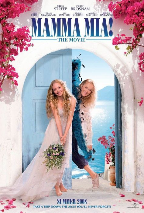 Mamma Mia Cast, Pp Photo, Girly Movies, I Love Cinema, Movie Poster Wall, Poster Room, Mama Mia, Mia 3, Photo Poster