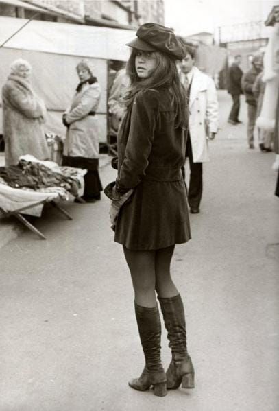 Maria Schneider, Michelangelo Antonioni, Jean Gabin, 60s 70s Fashion, Maria Callas, Romy Schneider, Brigitte Bardot, 70s Fashion, Over Knee Boot