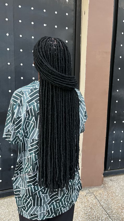 Faux Loc Braid Pattern, Weave Dreads Faux Locs, Faux Locs Braid Pattern, Focs Locs Braids Long, Faux Locks Hairstyle, Afro Twist Hairstyles, Long Faux Locs Styles, Locs Hairstyles For Women Long, Crochet Dreads Faux Locs Long