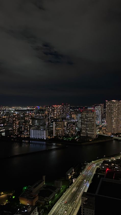 Midnight Aesthetic, City View Night, Tokyo Aesthetic, Midnight City, City Lights At Night, Tokyo Night, City At Night, Tokyo City, Dark City