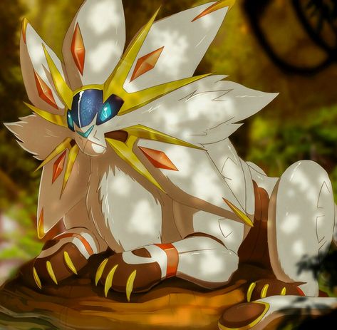 Pokemon Solgaleo, Deadpool Pikachu, Solgaleo Pokemon, Pokemon Game Characters, Pokemon Pocket, Cute Fantasy Creatures, Pokemon Fan Art, Cool Pokemon, Pokemon Pictures