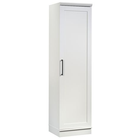 Shop Sauder Home Plus Single Door Pantry Storage Cabinet at Best Buy. Find low everyday prices and buy online for delivery or in-store pick-up. Price Match Guarantee. Room Layout Bedroom, Apple Carrot Muffins, Entry Staircase, Layout Bedroom, Narrow Pantry, Laundry Room Inspo, Wooden Pantry, White Pantry, Accessories 2022