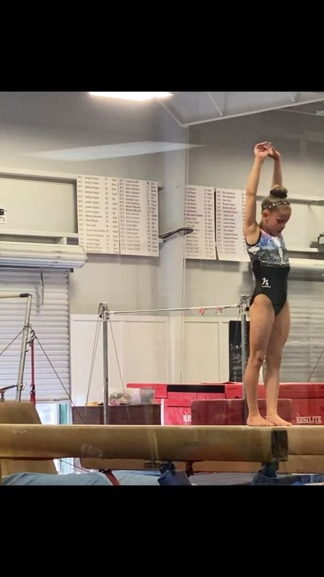 ✨Gymnast Isabelle✨ on Instagram: “⭐️Elite Compulsory Beam⭐️ The routine is coming together slowly but surely 🙏🏻 🤔Any guesses which skill Isabelle gets a .2 bonus for holding…” Gymnastics Coaching, Slowly But Surely, The Routine, Gymnast, Come Together, Gymnastics, Beams, Coaching, On Instagram