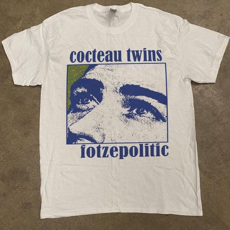 cocteau twins fotzepolitic t shirt brand new heavy... - Depop Cocteau Twins Shirt, Cocteau Twins, Twin Shirts, T Shirt Brand, Shirt Brand, My Dream Closet, Dream Clothes, Band Tees, Heavy Cotton