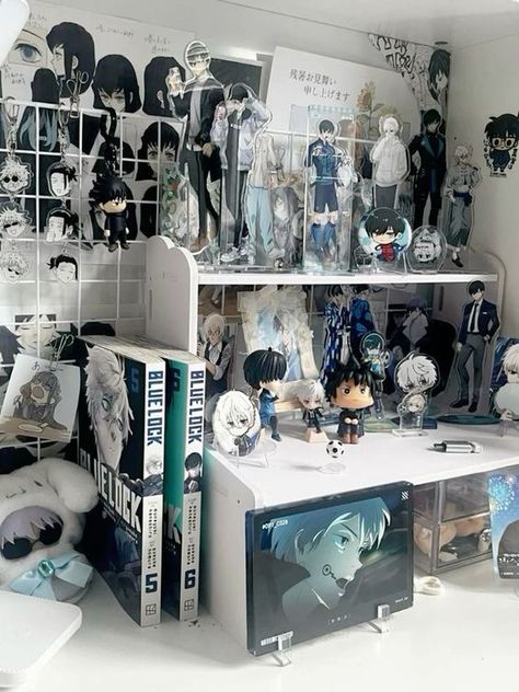 Anime Bedroom Ideas, Cool Dorm Rooms, Otaku Room, Room Redesign, Pinterest Room Decor, Study Room Decor, Anime Room, Gaming Room Setup, Cute Bedroom Decor