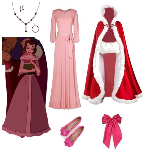 Belle Disneybound, Disney Christmas Outfits, Disney Bounding, Disney Bound Outfits, Belle Beauty, Princess Belle, Christmas Outfits, Outfit Maker, Outfit Shoplook