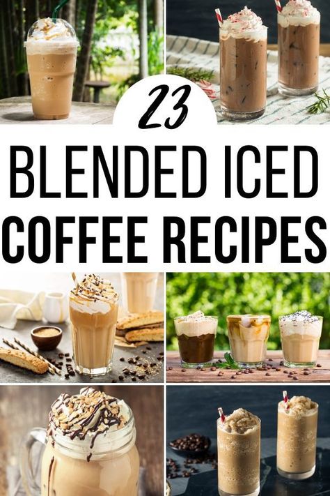 Blended Iced Coffee, Blended Coffee Recipes, Coffee Commercial, Blended Ice Coffee, Frozen Coffee Drinks, Blended Coffee Drinks, Jj Johnson, Iced Coffee Recipes, Ninja Coffee Bar