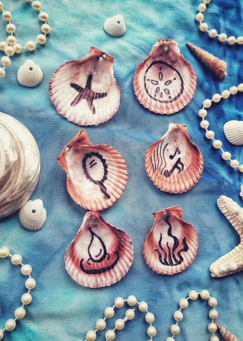 Mermaid Runes: The Mermaid's Oracle - Payhip Mermaid Runes, Water Witch Aesthetic, Shell Divination, Romantic Room Ideas, Sea Witchery, Sea Witch Aesthetic, Sea Magick, Sea Witchcraft, Water Magick