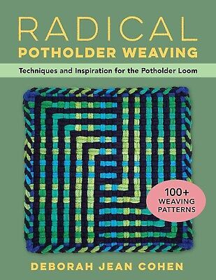 Inside this book you’ll find more than 100 patterns for your potholder looms: in plain weave, shadow weave, and twill. The majority of these are new, never charted for the small loom before, and the rest are strong classic patterns chosen to complete the collection. Potholder Loom, Weaving Loom Projects, Potholder Patterns, Weaving Projects, Loom Patterns, Weaving Patterns, Weaving Art, Loom Weaving, Classic Pattern