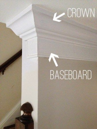 How To Add Extra Beefy Crown Molding | Young House Love Diy Baseboards, Baseboard Styles, Young House, Young House Love, Trim Work, Young Family, Wood Trim, Home Upgrades, Crown Molding