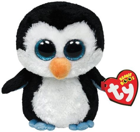 TY Beanie Boos - Waddles - Penguin TY Beanie Boos http://smile.amazon.com/dp/B002Q4M3FS/ref=cm_sw_r_pi_dp_GoFStb129JYHW6A7 Ty Stuffed Animals, Plush Penguin, Ty Plush, Cute Beanies, Beanie Boo, Ty Beanie Boos, Beanie Boos, Beanie Babies, Beanie Baby