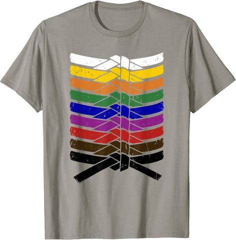 Karate Belt Colors | Karate Martial Art T-Shirt Karate Belt Colors, Karate Belt, Karate Martial Arts, Martial Art, Art T Shirt, Taekwondo, Karate, Branded T Shirts, Martial Arts