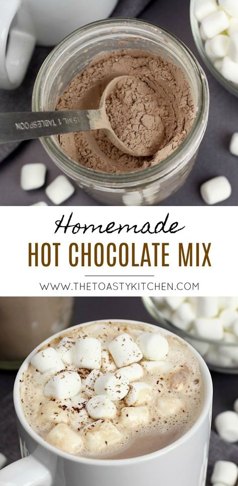 Diy Hot Chocolate Mix, Hot Cocoa Mix Recipe, Hot Chocolate Mix Recipe, Homemade Hot Chocolate Mix, Diy Hot Chocolate, Hot Drinks Recipes, Homemade Hot Cocoa, Hot Cocoa Mix, Hot Cocoa Recipe