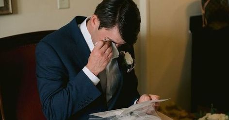 If you're looking for photo inspiration for your wedding photography checklist, check out this blog post from Allyson and Michael's spring wedding! This photo of the groom reading a letter from his bride is priceless. Bourbon Orleans Hotel, Peony Photography, Photography Checklist, St Louis Cathedral, Wedding Photography Checklist, Michael Love, Bella Bridesmaid, Second Line, Film Wedding Photography