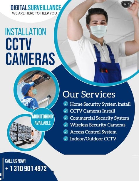 Security Camera Installation in Orange County Digital Surveillance offer CCTV camera installation services in Orange County for small businesses and large corporations, government offices, schools and colleges, crèche and daycare centers, etc. We are not just limited to them; we can actually do CCTV security camera installation anywhere you want. Cctv Installation, Cctv Security Systems, Cctv Camera Installation, Camera Installation, Security Camera Installation, Acer Laptop, Ip Security Camera, Laptop Price, Cctv Surveillance