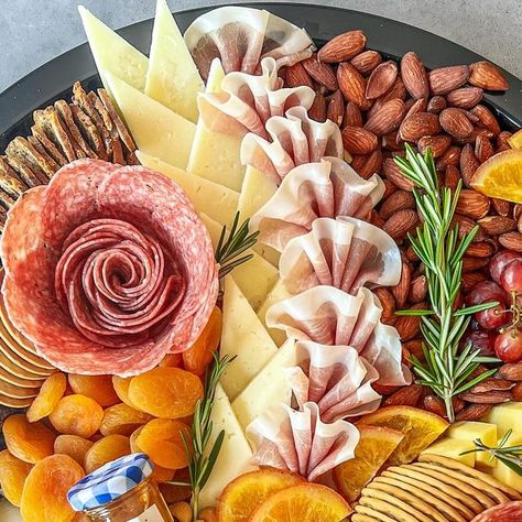 Jenny Weinstock/ Just Jennys Boards on Instagram: "When the prosciutto cooperates! 🤣🤣 #charcuterie #charcuterieboard #cheese #cheeseboard #cheeseboardsofinstagram #instaeats #instagood #goodeats #yummy #yummyfood #prosciutto #foodart #fooddesign" Prosciutto Display, Prosciutto Charcuterie, Charcuterie Board Meats, Charcuterie Boards, Board Ideas, Charcuterie Board, Food Design, Good Eats, Food Art