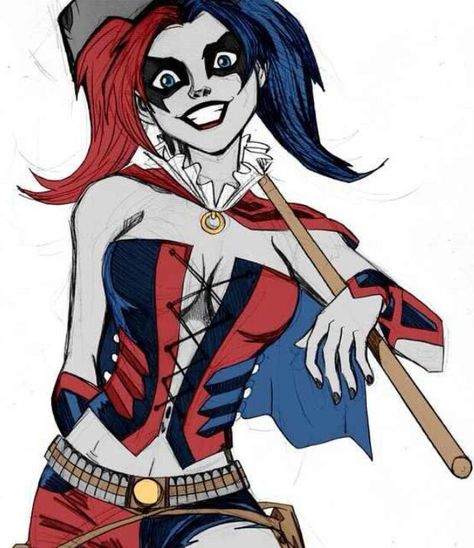 I like this new outfit. Edna Mode would NOT approve of my cape tho ;) Alvaro Garay, Drawing 101, Harley Quinn Drawing, Harley Quinn Artwork, Harley Quinn Comic, Cartoon Girls, Harley Quinn Art, New 52, Harley Quinn Cosplay