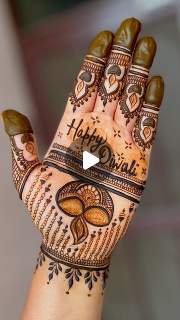 Mehndi Artist Komal on Instagram: "Happy Diwali in Advance 🤍" Dipawali Special Mehandi, Mehedi Degins For Diwali, Diwali Mehndi Ideas, Mehndi Design Diwali, Diwali Special Mehendi, Dipawali Mehandi Design, Christmas Mehndi Designs, Diwali Mehandi Designs Full Hand, Bake Hand Mehndi Designs